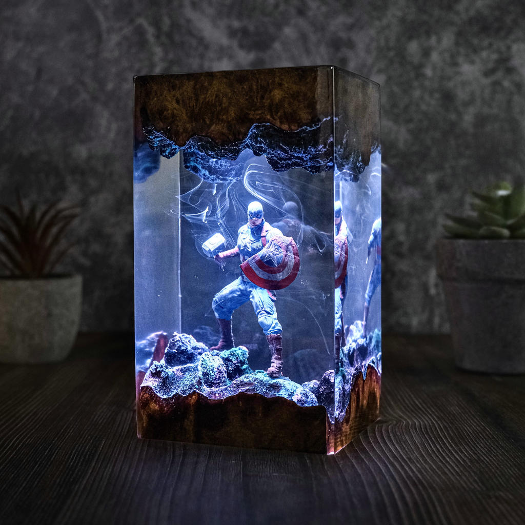 Captain America Night Light 7 Captain America Night Light