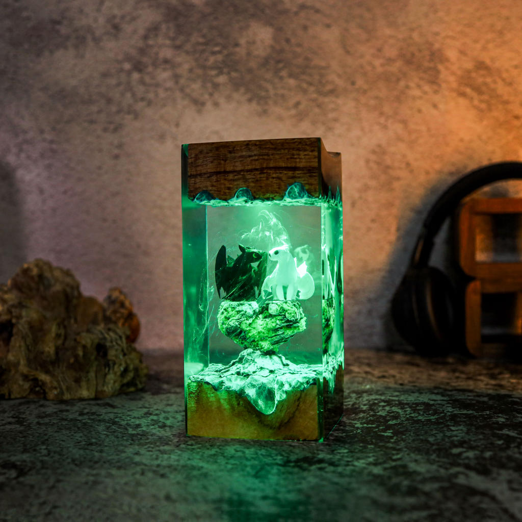 Toothless and Light Fury Lamp Ver 4 8 Toothless and Light Fury Lamp Ver 4
