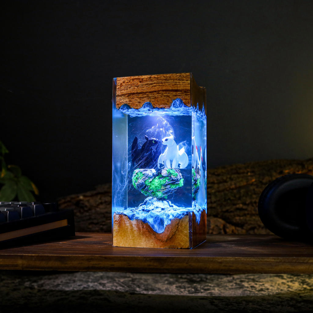 Toothless and Light Fury Lamp Ver 4 10 Toothless and Light Fury Lamp Ver 4