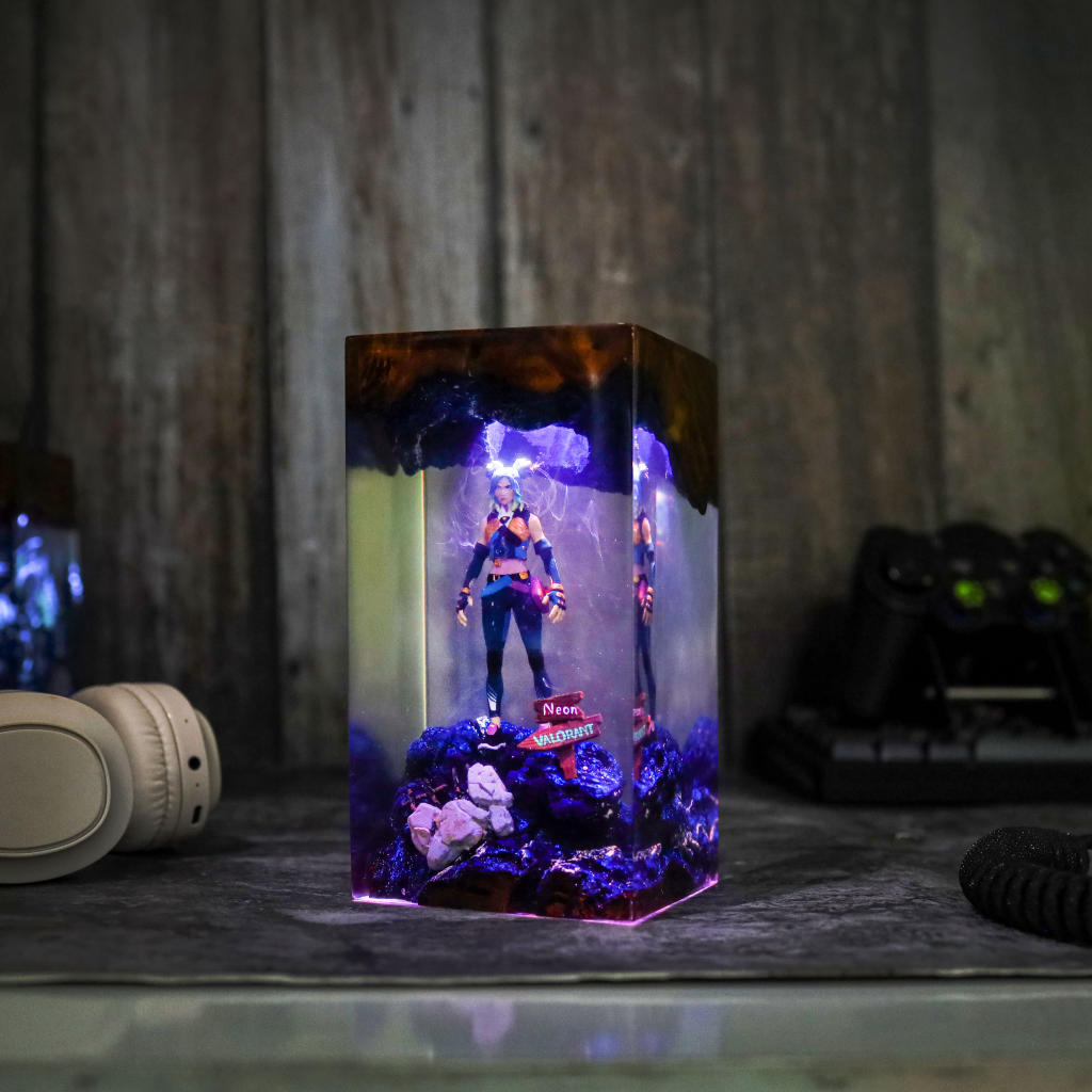 Valorant Neon Epoxy Night Light 4 Valorant Neon Epoxy Night Light