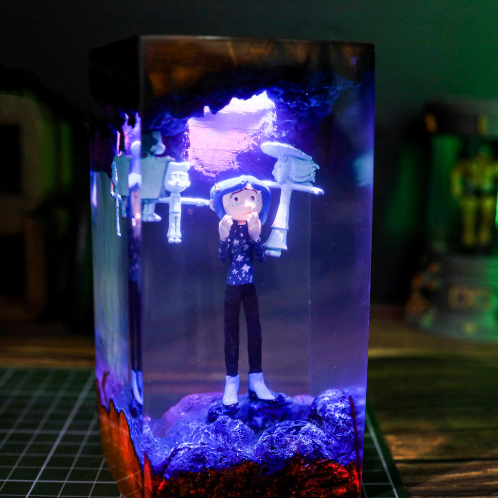 Coraline Epoxy Night Light 7 Coraline Epoxy Night Light