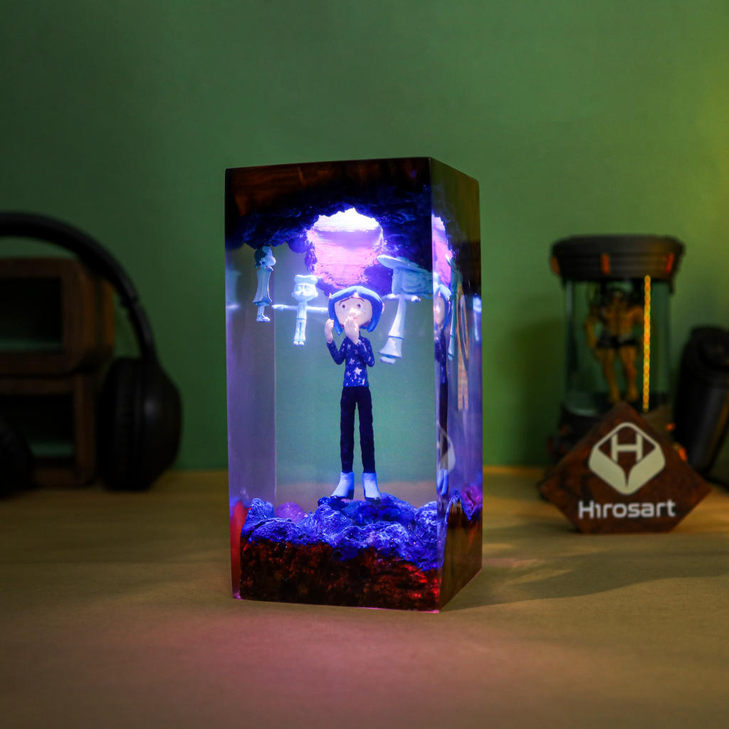 Coraline Epoxy Night Light 5 Coraline Epoxy Night Light