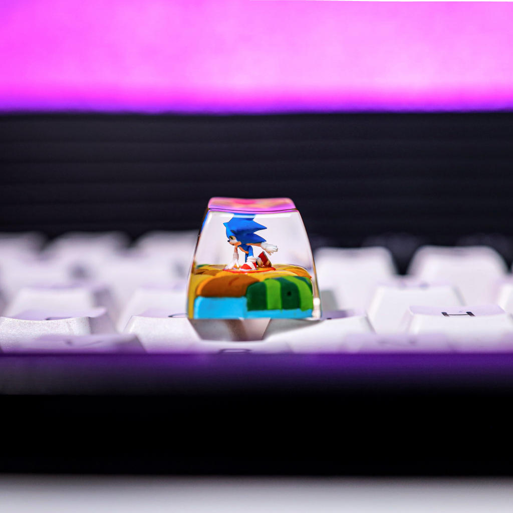 Sonic the Hedgedog ESC Artisan Keycap 2 Sonic the Hedgedog ESC Artisan Keycap