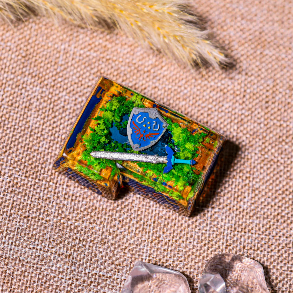 The Legend of Zelda ISO Enter Keycap 9 The Legend of Zelda ISO Enter Keycap