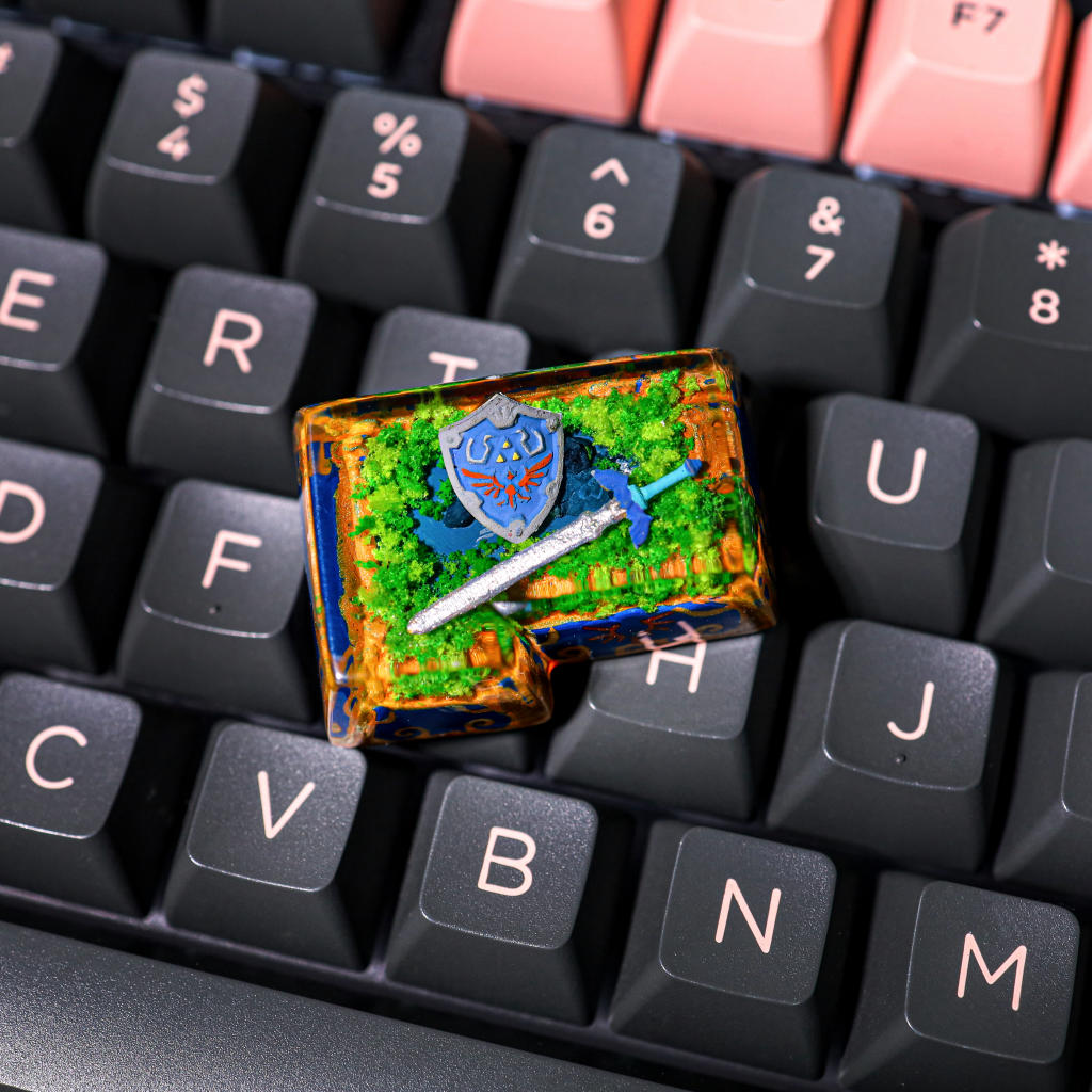 The Legend of Zelda ISO Enter Keycap 8 The Legend of Zelda ISO Enter Keycap
