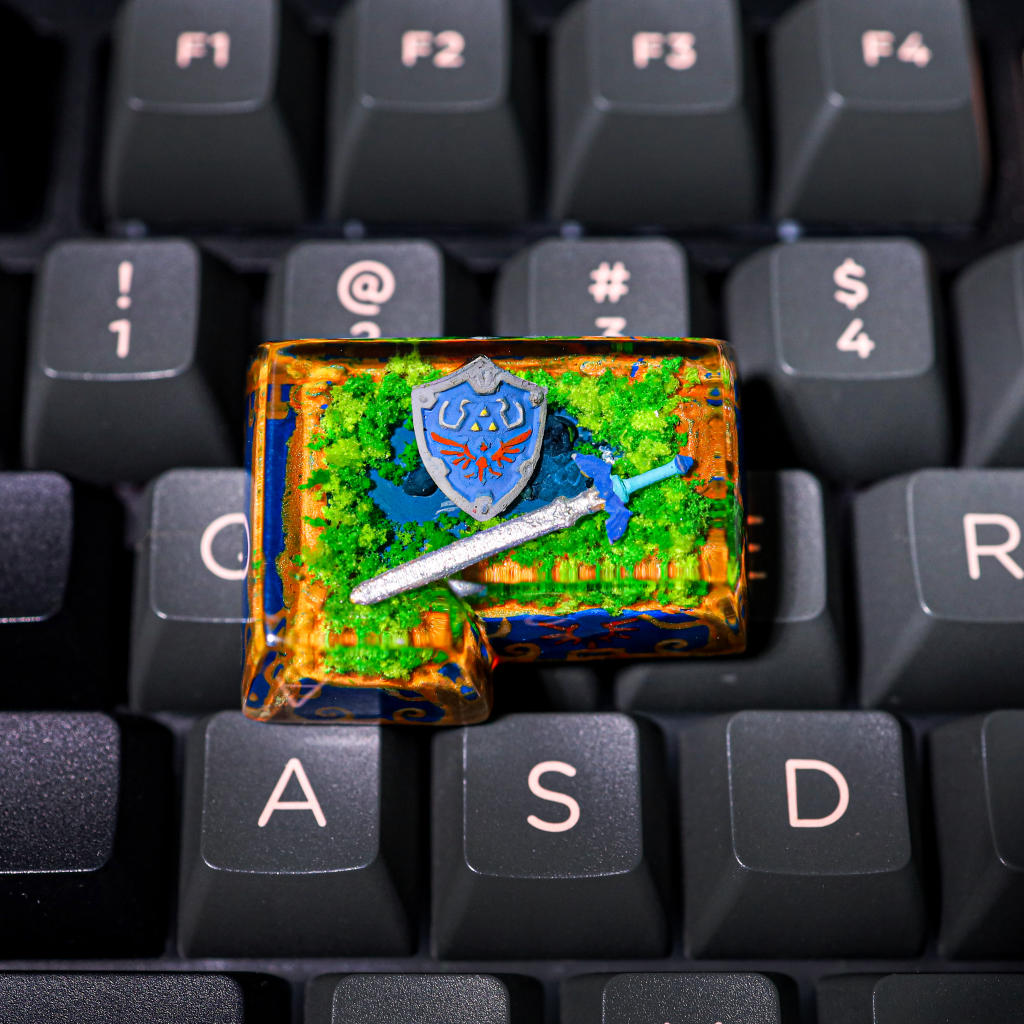 The Legend of Zelda ISO Enter Keycap 7 The Legend of Zelda ISO Enter Keycap