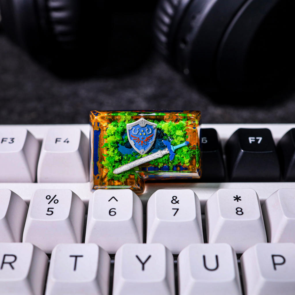 The Legend of Zelda ISO Enter Keycap 6 The Legend of Zelda ISO Enter Keycap