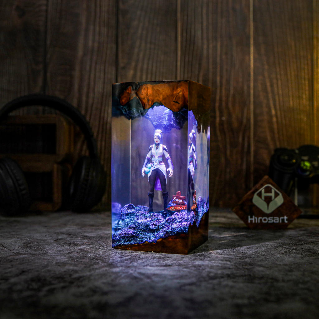 Games and Movies Blind Box Lamp 6 Valorant Sage Epoxy Night Light