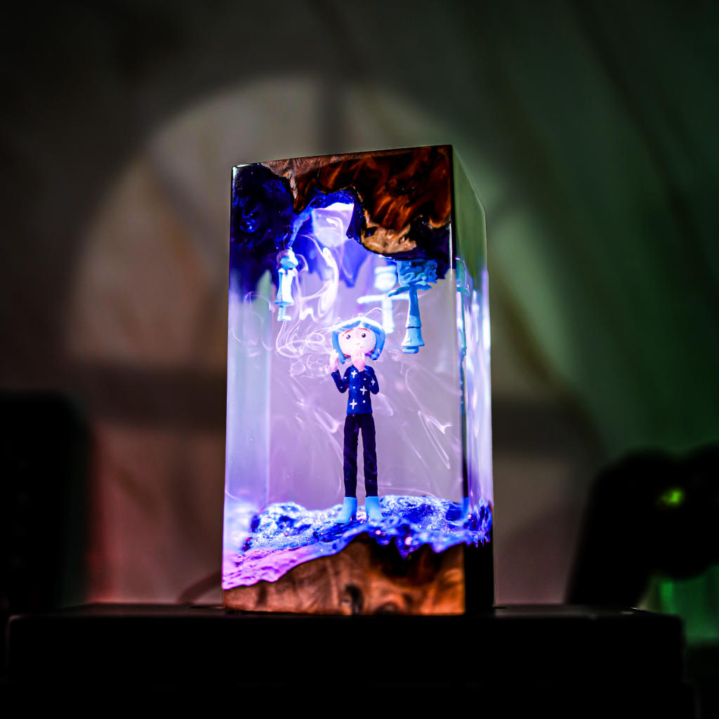 Coraline Epoxy Night Light 23 Coraline Decor Light