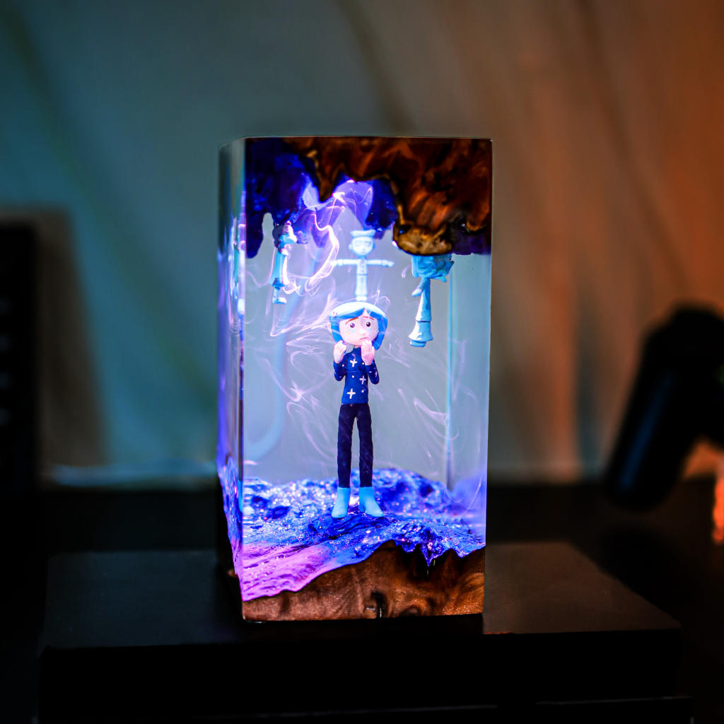 Coraline Epoxy Night Light 19 Coraline Epoxy Light