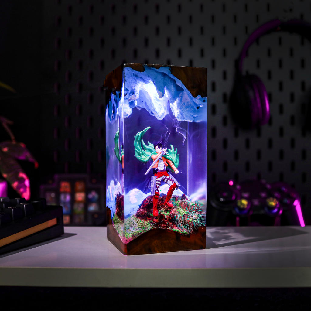 Levi Ackerman Attack on Titan Lamp 2 Levi Ackerman Attack on Titan Lamp