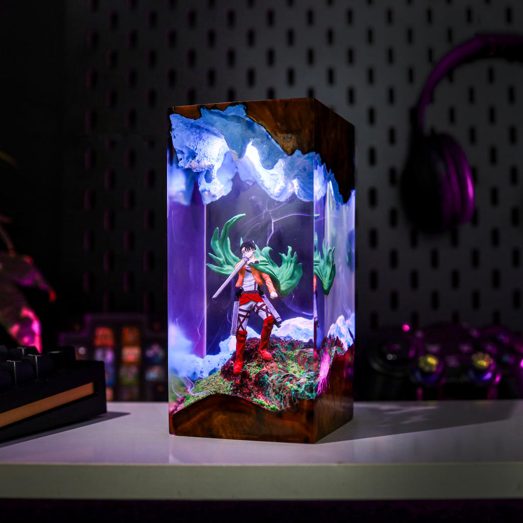Levi Ackerman Attack on Titan Lamp 3 Levi Ackerman Attack on Titan Lamp