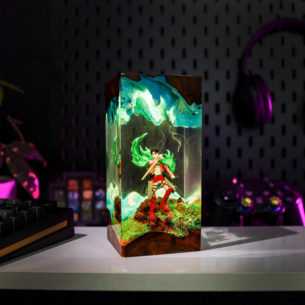 Levi Ackerman Attack on Titan Lamp 6 Levi Ackerman Attack on Titan Lamp