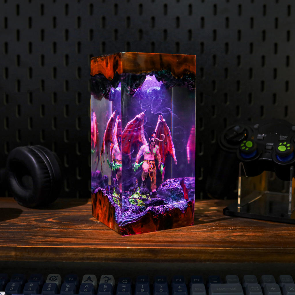 Illidan Stormrage Warcraft Night Light Ver 2 8 Illidan Stormrage Warcraft Night Light Ver 2