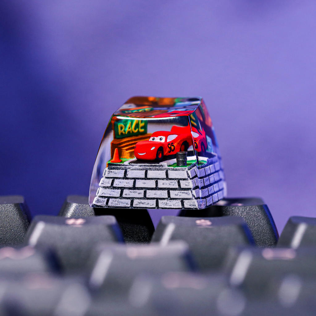 Cars Lightning McQueen Keycap 2 Cars Lightning McQueen Keycap