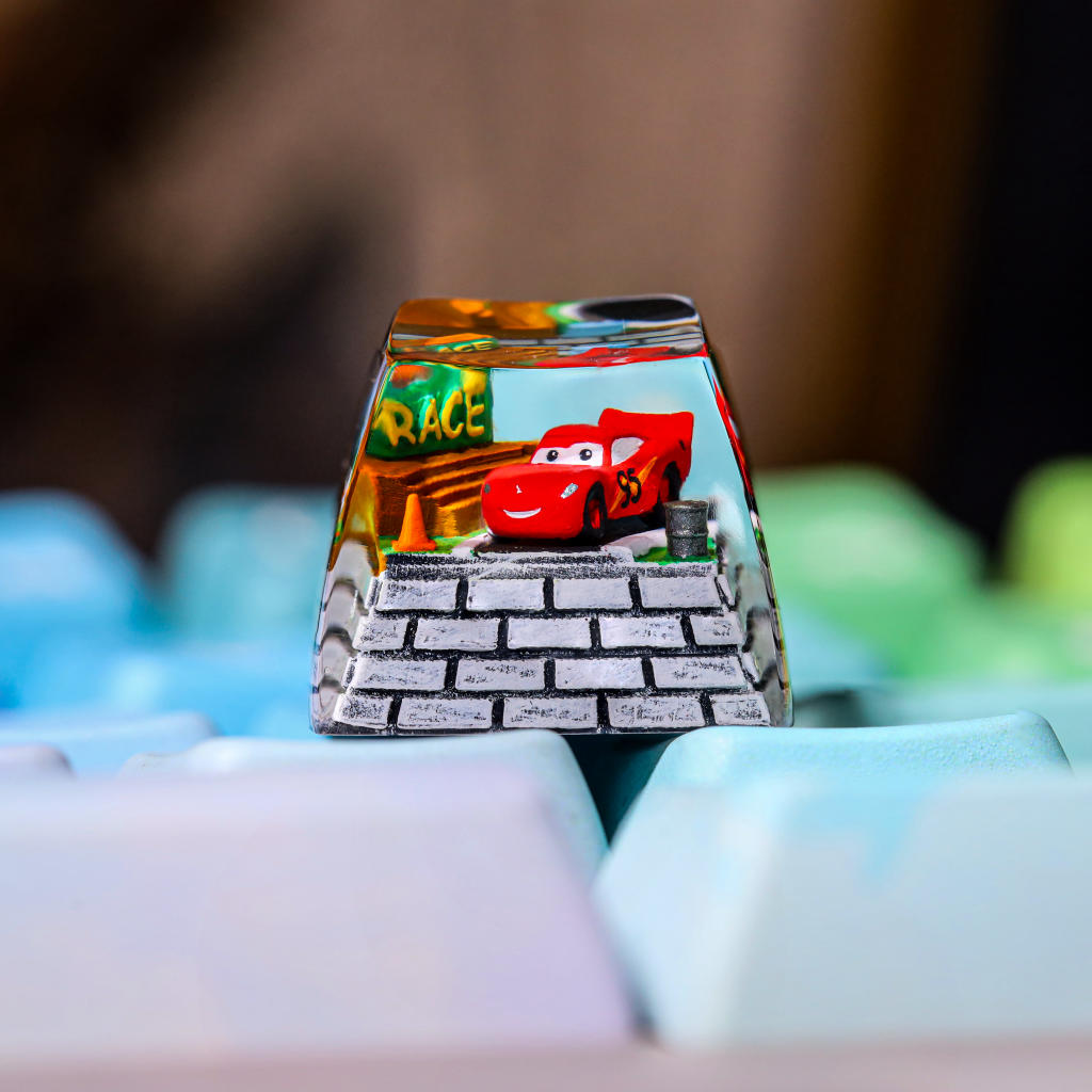 Cars Lightning McQueen Keycap 7 Cars Lightning McQueen Keycap