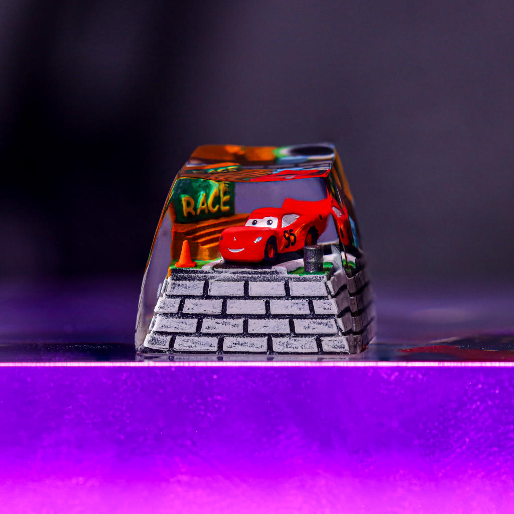 Cars Lightning McQueen Keycap 5 Cars Lightning McQueen Keycap