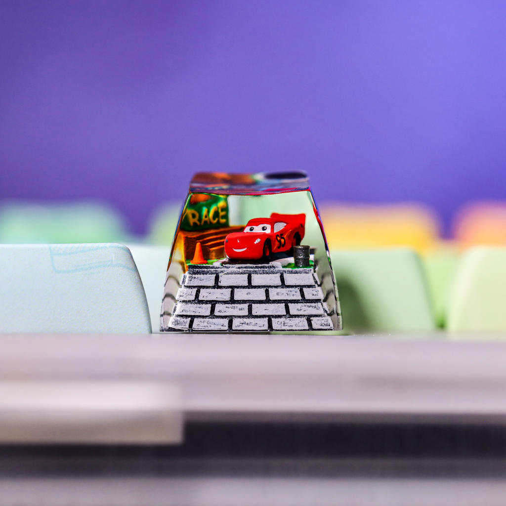 Cars Lightning McQueen Keycap 3 Cars Lightning McQueen Keycap