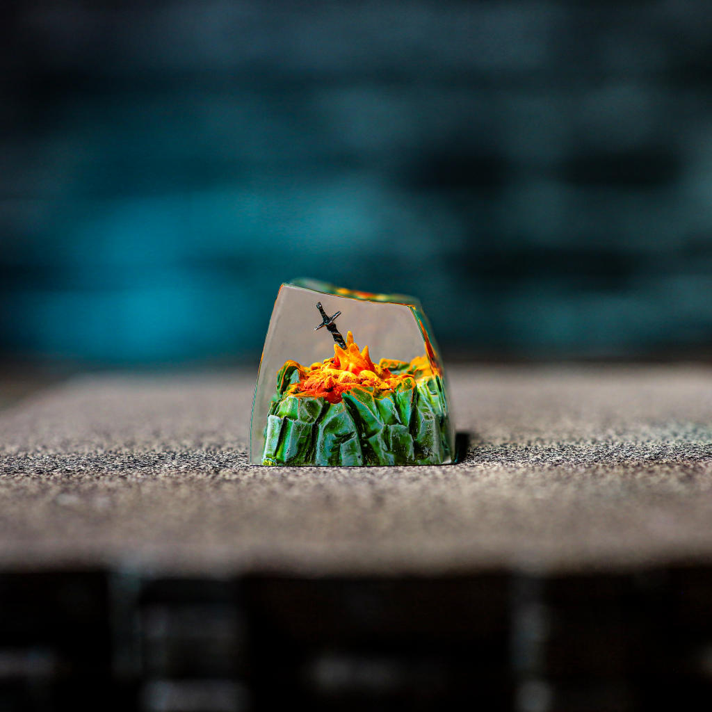 Dark Souls Fire Glowing Sword Keycap 6 Dark Souls Fire Glowing Sword Keycap