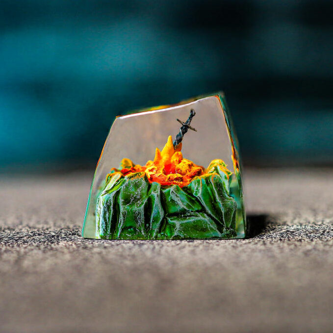 Dark Souls Fire Glowing Sword Keycap 11 Dark Souls Fire Glowing Sword Keycap