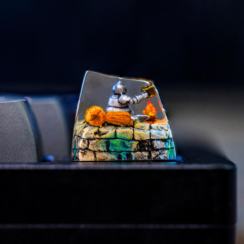 Dark Souls Fire Glowing Sword Keycap 13 Dark Souls Fire Glowing Sword Keycap