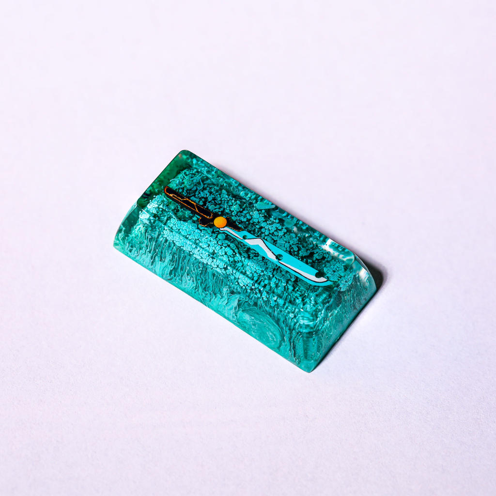 Zelda Guardian Sword Backspace Keycap 10 Zelda Guardian Sword Shift Enter Keycap