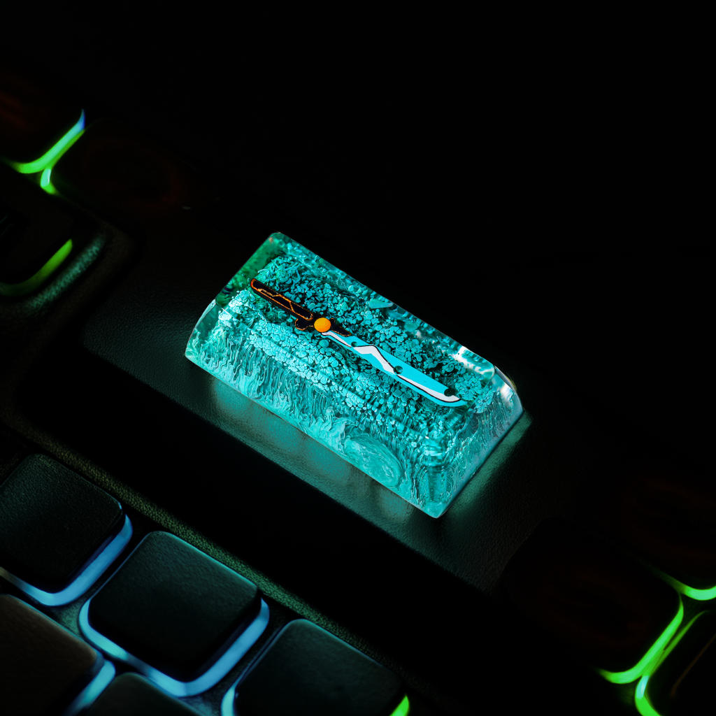 Zelda Guardian Sword Backspace Keycap 3 Zelda Guardian Sword Backspace Keycap