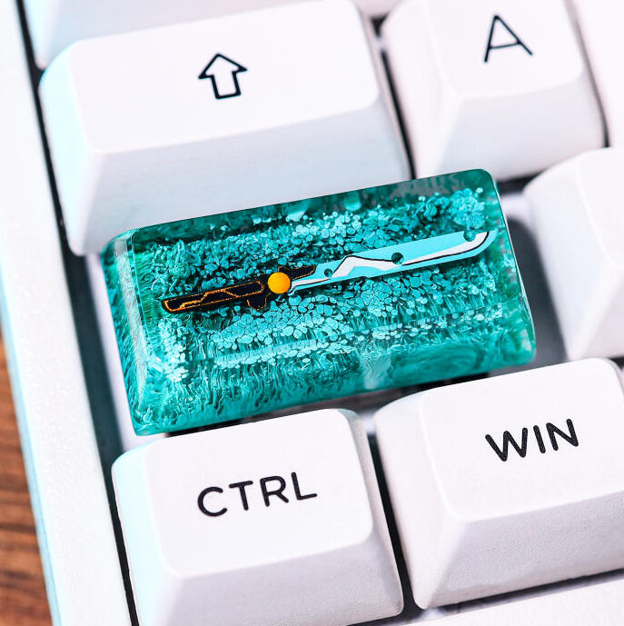 Zelda Guardian Sword Backspace Keycap 7 Zelda Guardian Sword Shift Enter Keycap