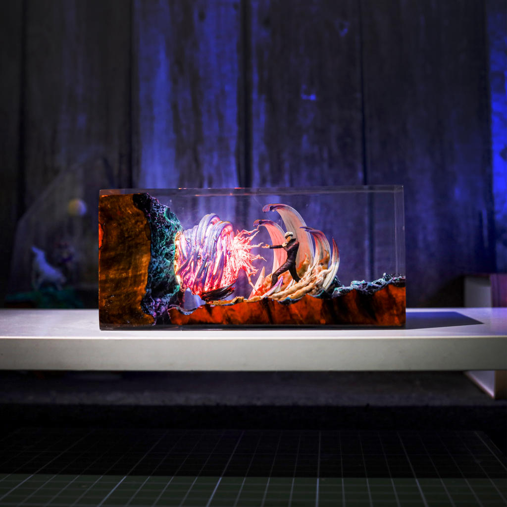 Sorcerer's Power Dark Fantasy Lamp 2 Gojo's Power Jujutsu Kaisen Night Lamp