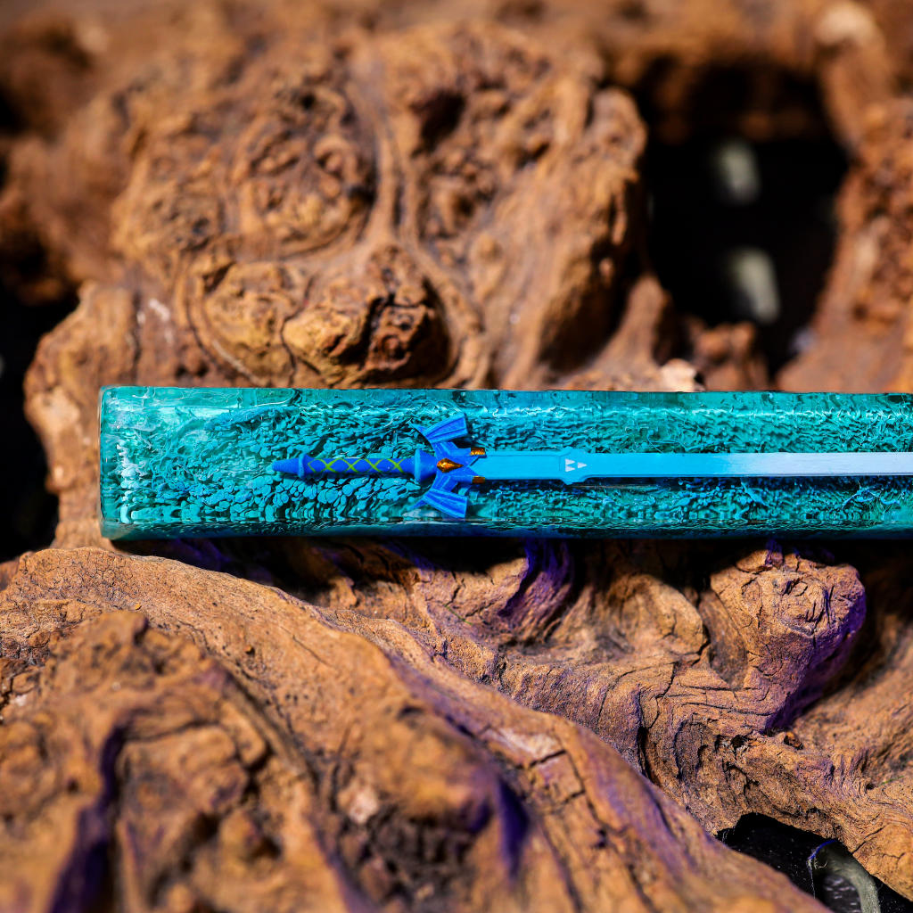 Legend of Zelda Master Sword Spacebar Keycap 2 Legend of Zelda Master Sword Spacebar Keycap