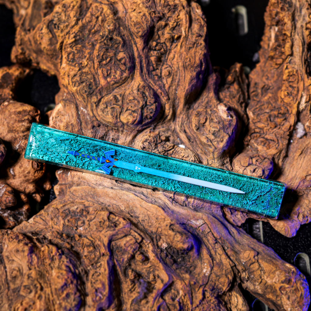 Legend of Zelda Master Sword Spacebar Keycap 4 Legend of Zelda Master Sword Spacebar Keycap