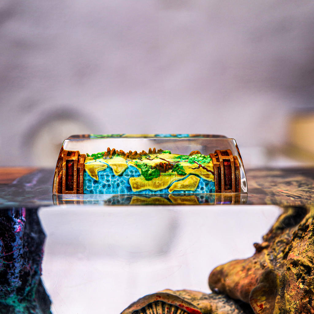 The Lord of the Rings Map Shift Keycap 8 The Lord of the Rings Map Shift Keycap