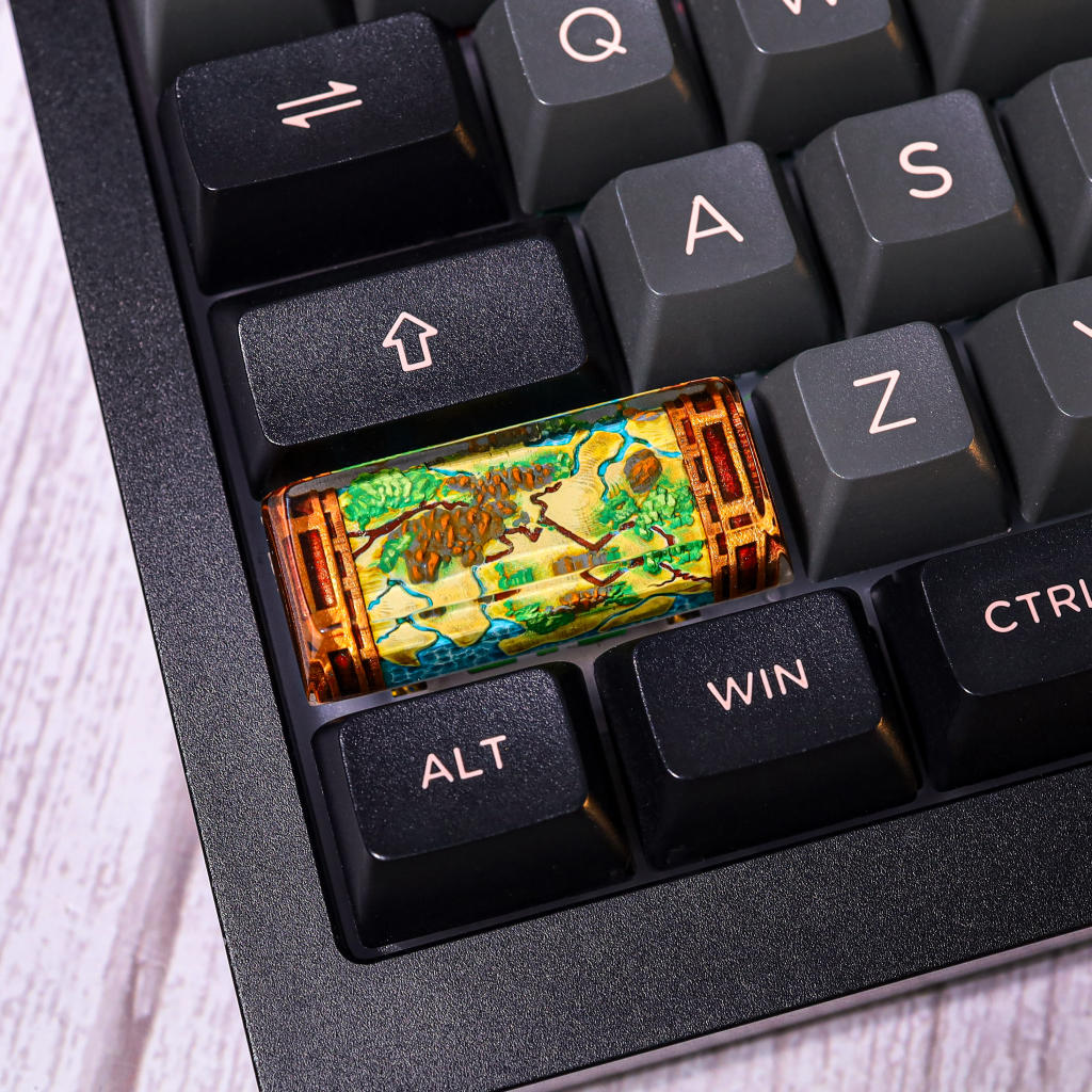 The Lord of the Rings Map Shift Keycap 10 The Lord of the Rings Map Shift Keycap