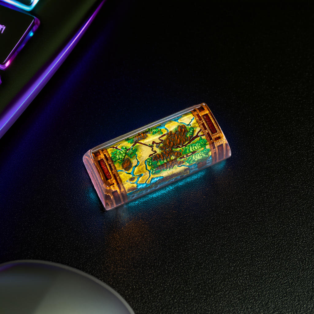 The Lord of the Rings Map Shift Keycap 11 The Lord of the Rings Map Shift Keycap