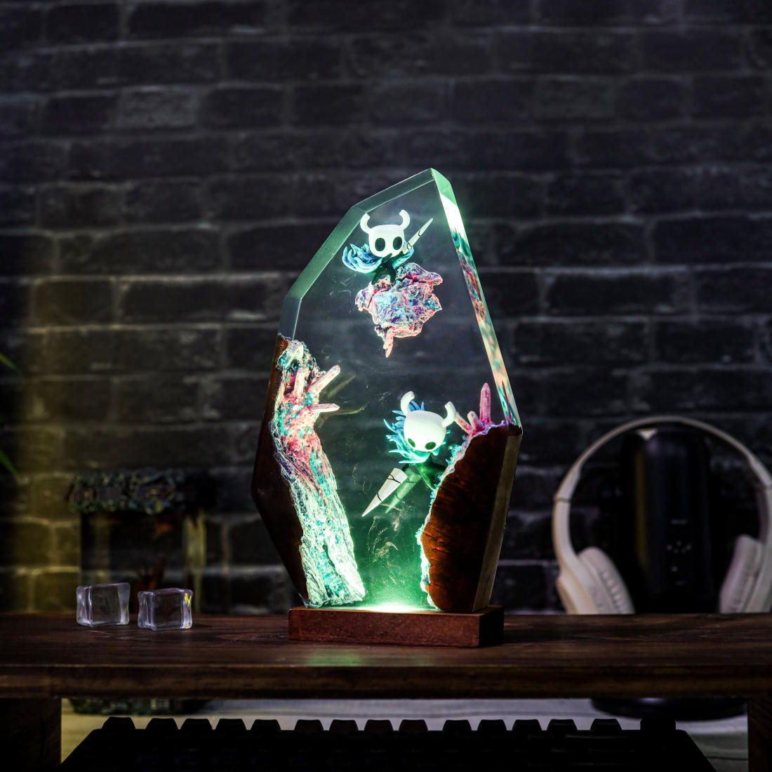 Hollow Knight Night Light Ver 3 8 Hollow Knight Epoxy LED Lamp Ver 3