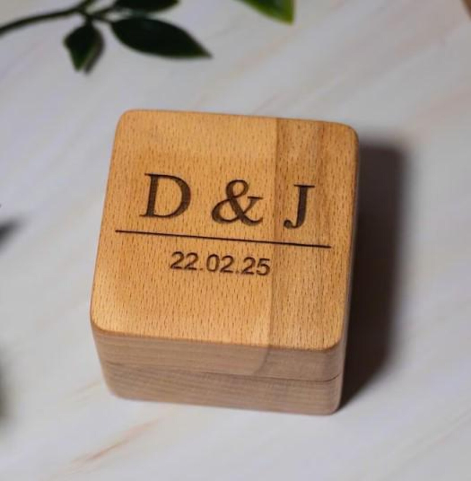 Custom Hexagon Double Ring Box 8 Custom Hexagon Double Ring Box