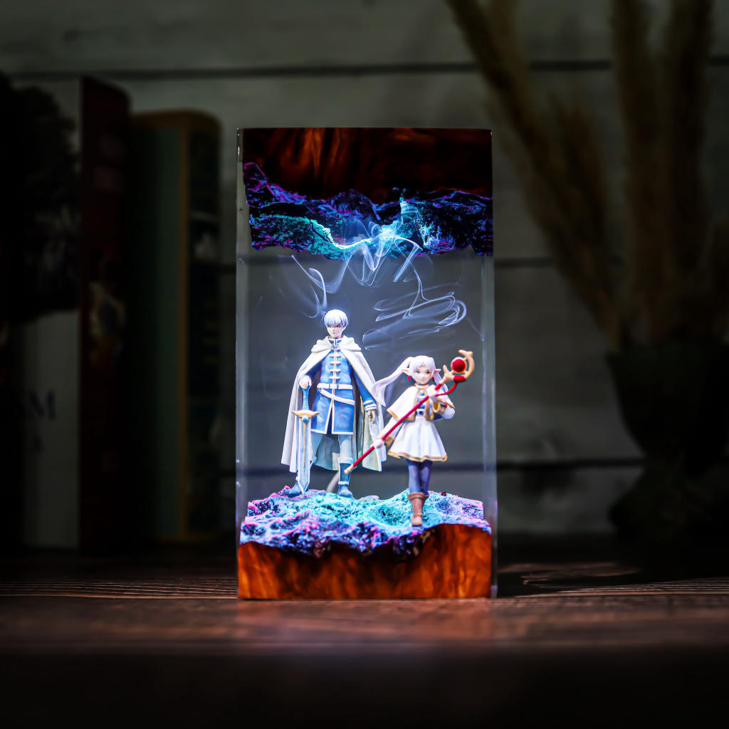 Frieren: Beyond Journey's End Lamp 2 Himmel and Frieren Beyond Journey's End Night Lamp