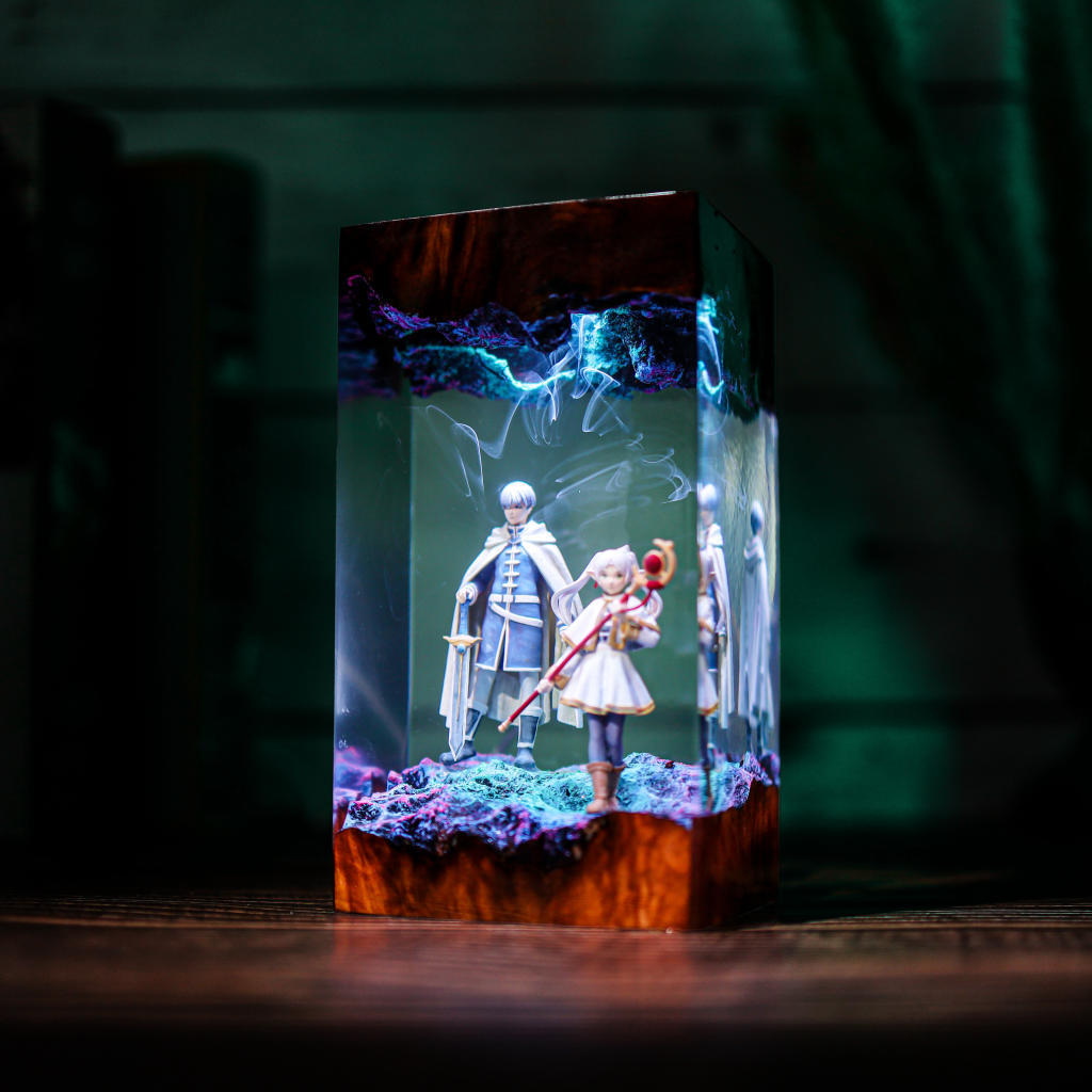 Frieren: Beyond Journey's End Lamp 5 Himmel and Frieren Beyond Journey's End LED Lamp