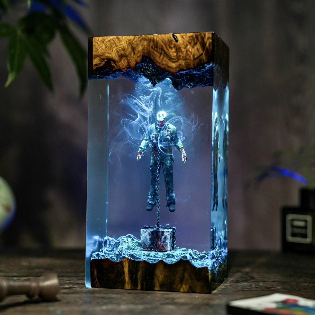 Jason Voorhees Friday the 13th Halloween Lamp 12 Chained Jason Voorhees Friday the 13th Halloween Lamp