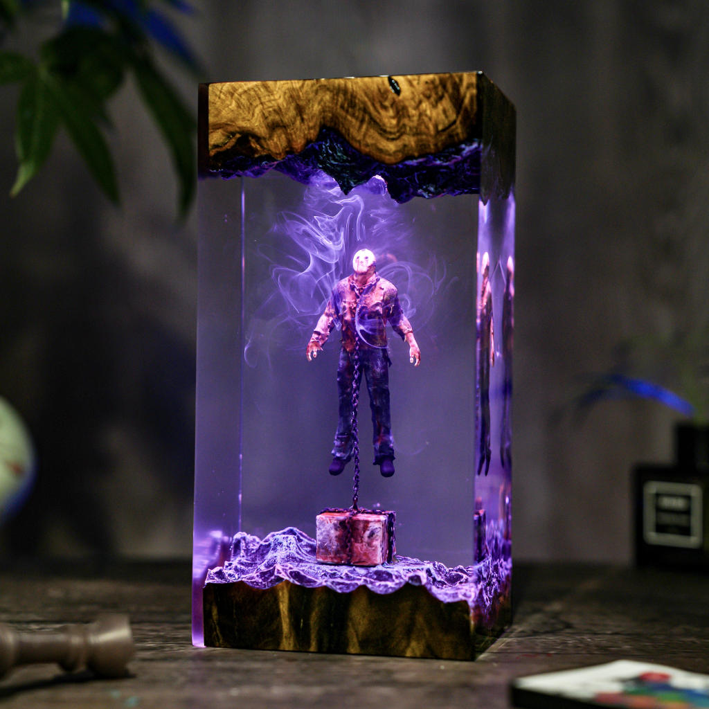 Jason Voorhees Friday the 13th Halloween Lamp 13 Chained Jason Voorhees Friday the 13th Halloween Lamp