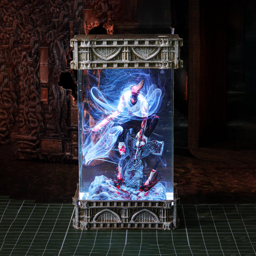 Infernal Hunter Night Lamp 5 Chainsaw Man Devil Resin Light