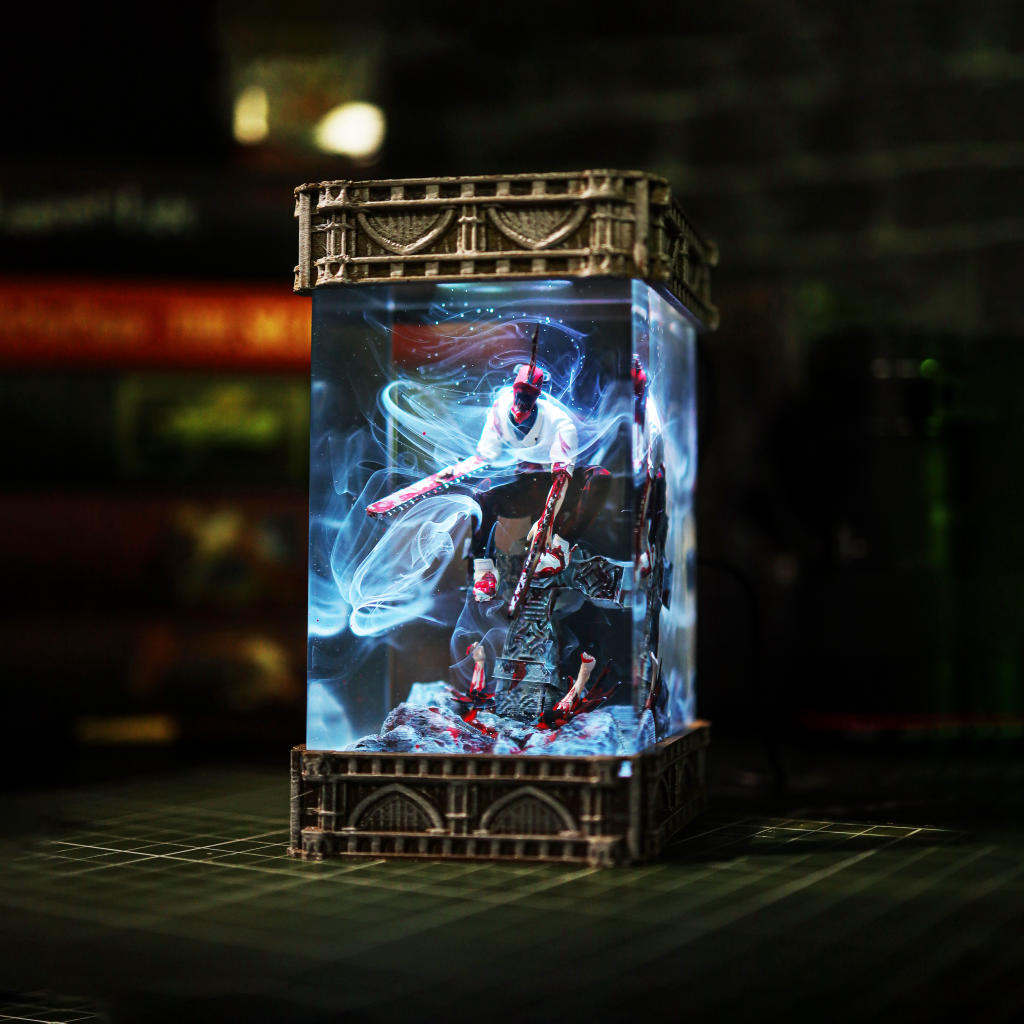 Infernal Hunter Night Lamp 1 Chainsaw Man Devil Denji