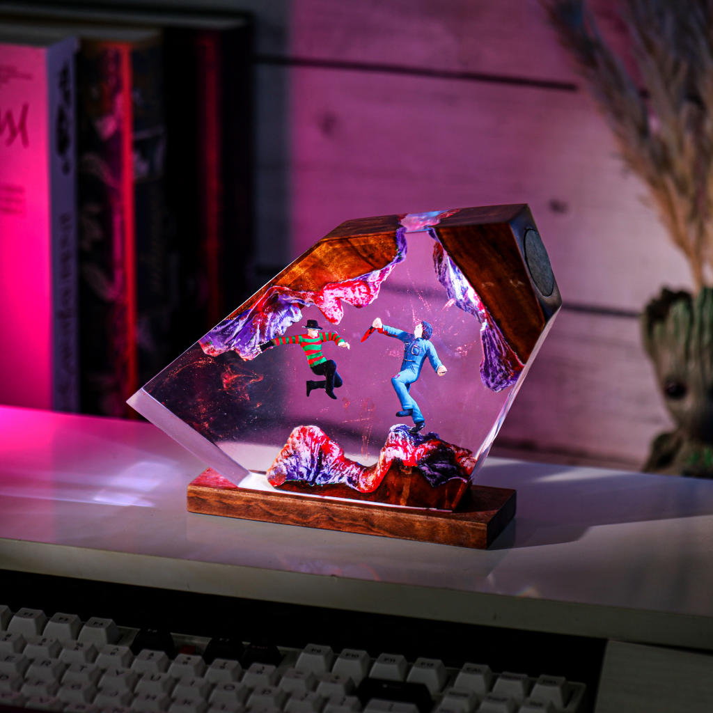 Freddy vs Michael Night Light 4 Freddy Krueger & Michael Lamp