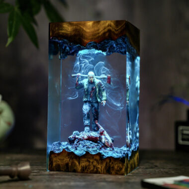 Jason Voorhees Friday the 13th Halloween Lamp