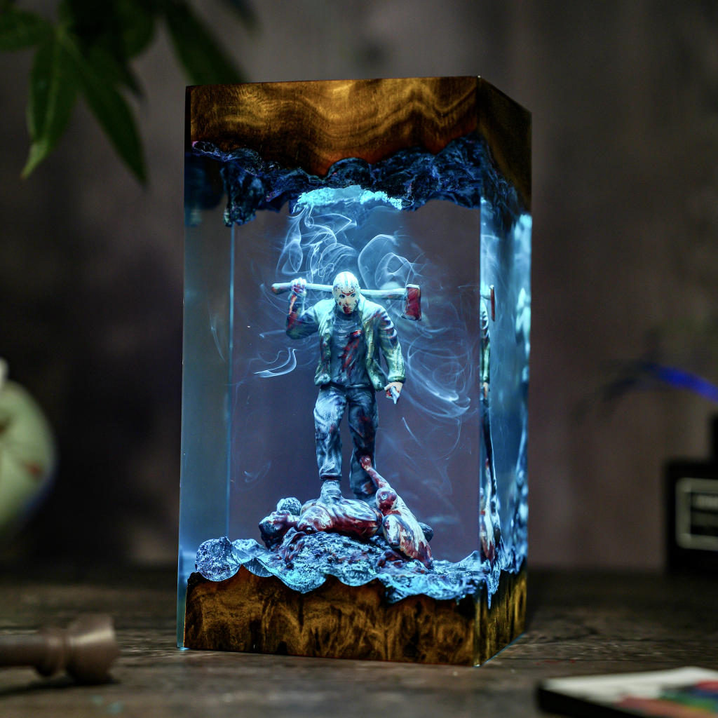 Jason Voorhees Friday the 13th Halloween Lamp 1 Jason Voorhees Friday the 13th Halloween Lamp