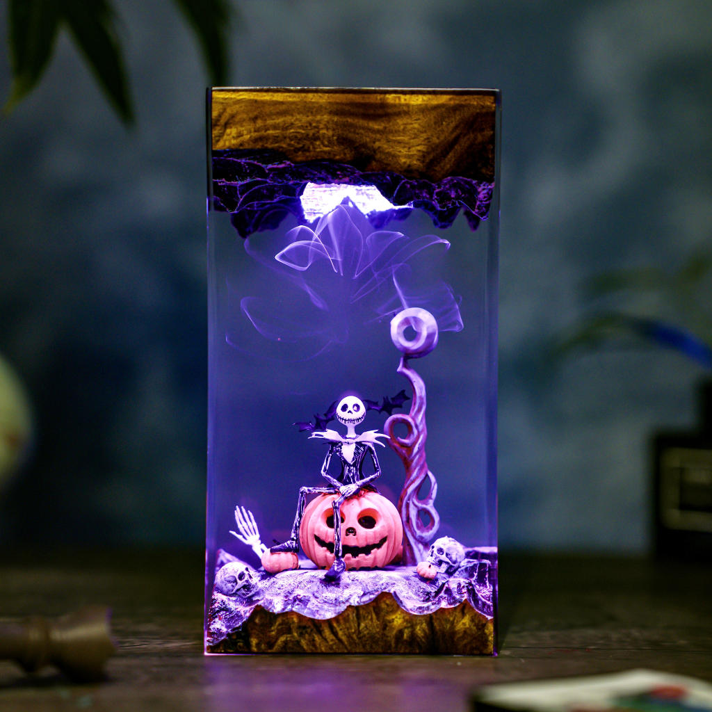 Pumpkin Jack Halloween Lamp 5 Pumpkin Jack LED Halloween Lamp