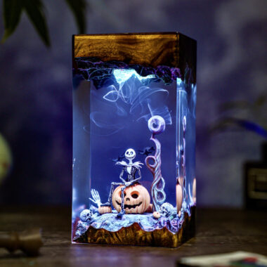 Pumpkin Jack Halloween Lamp