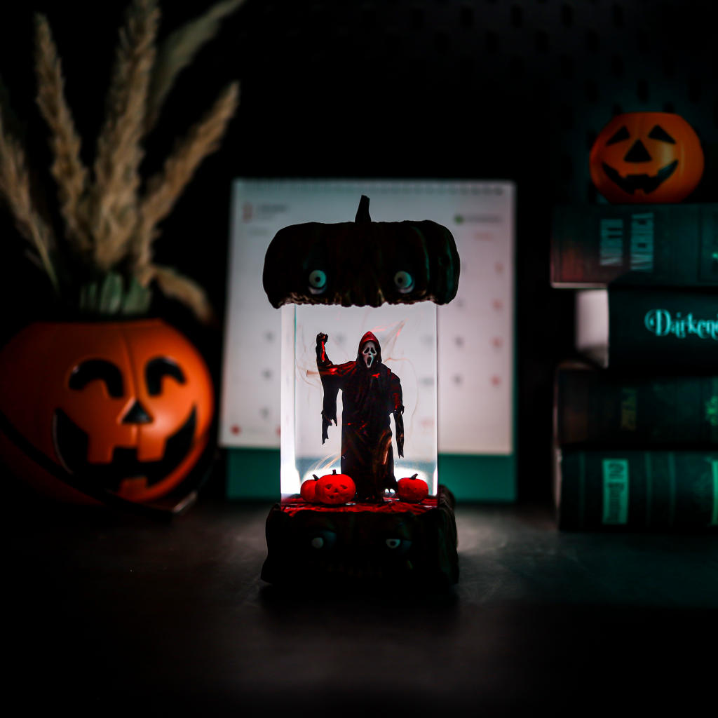 Scream Ghostface Killer Halloween Lamp 8 Ghostface Resin Halloween Night Light