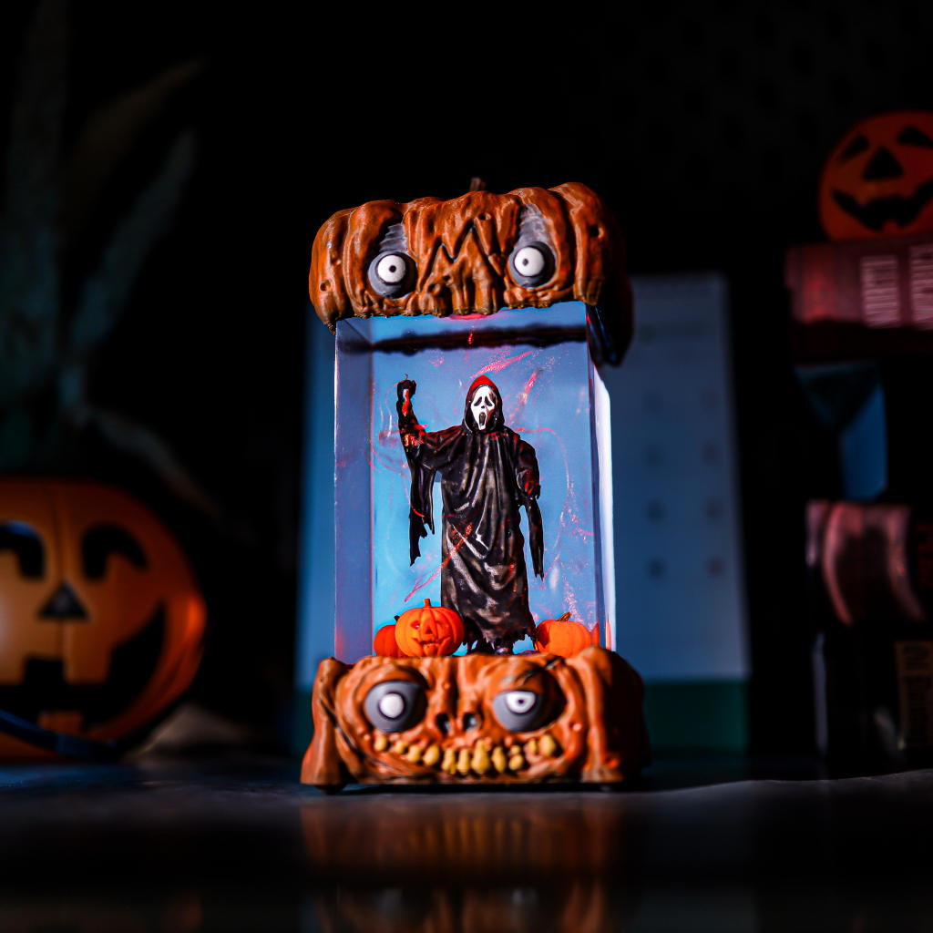 Scream Ghostface Killer Halloween Lamp 7 Handmade Ghostface Horror Lamp
