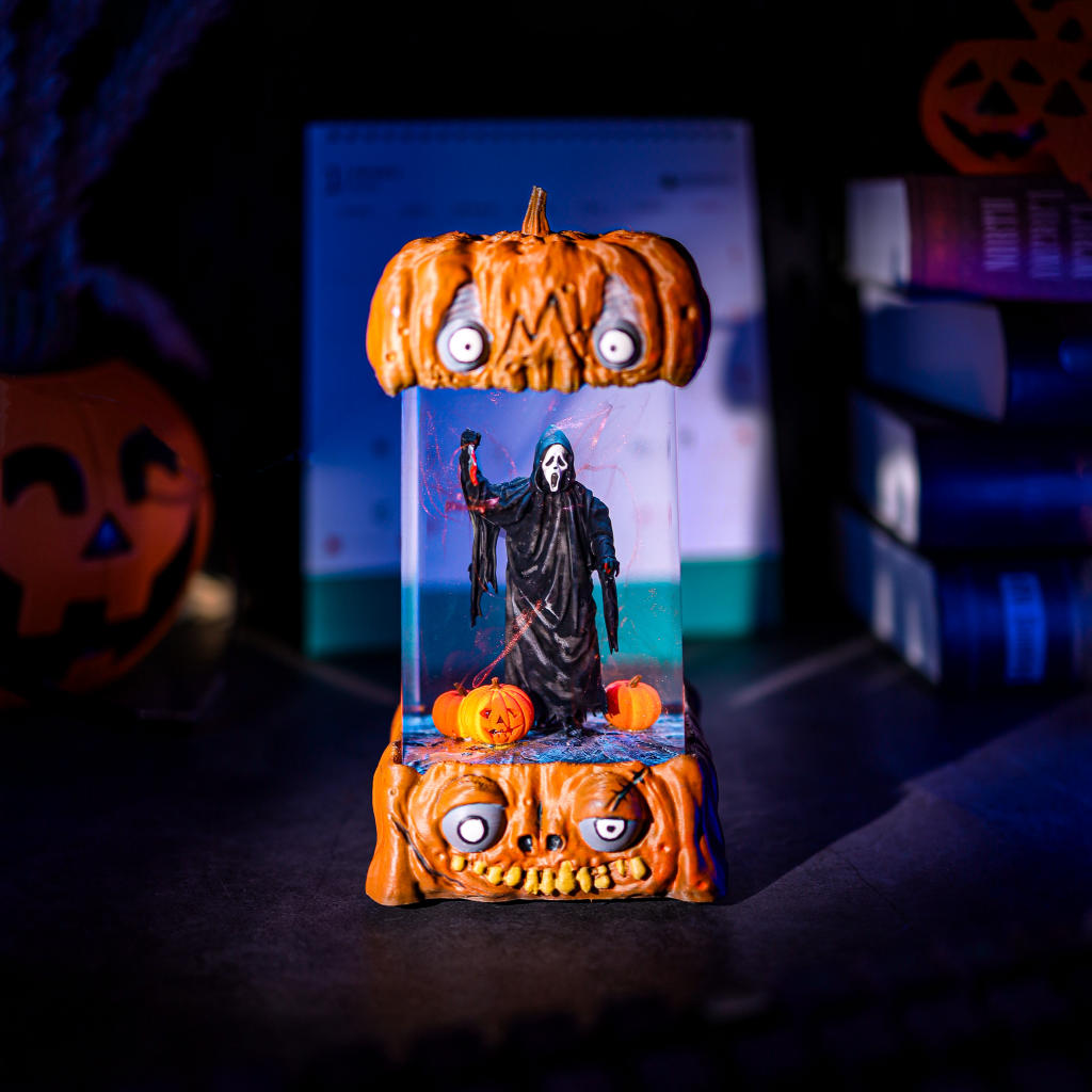 Scream Ghostface Killer Halloween Lamp 3 Handmade Ghostface Horror Lamp